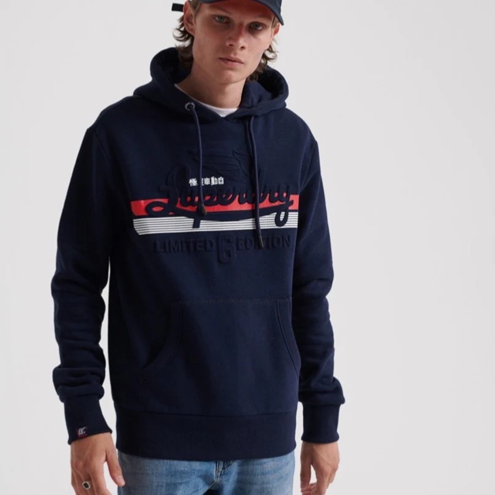 Navy Limited Edition Superdry Hoodie